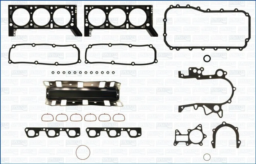 Stop fuites huile moteur Jeep Wrangler III JK : Kit AJUSA 50277100 complet
