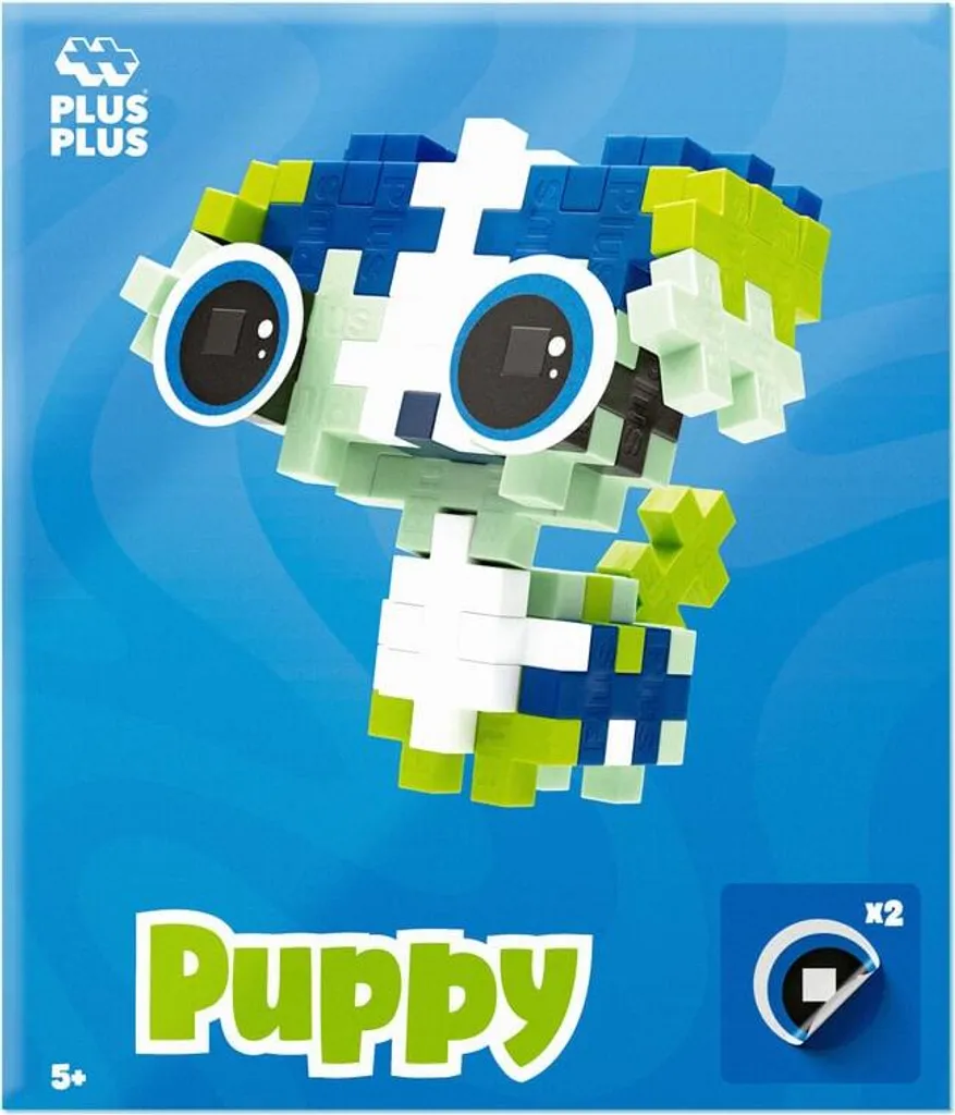 Plus-Plus Chiot espiègle 4369 - Jeu de construction 3D pour enfant