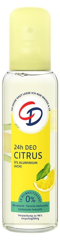 CD deodorante nebulizzatore biologico al limone 75ml Immagine del prodotto 