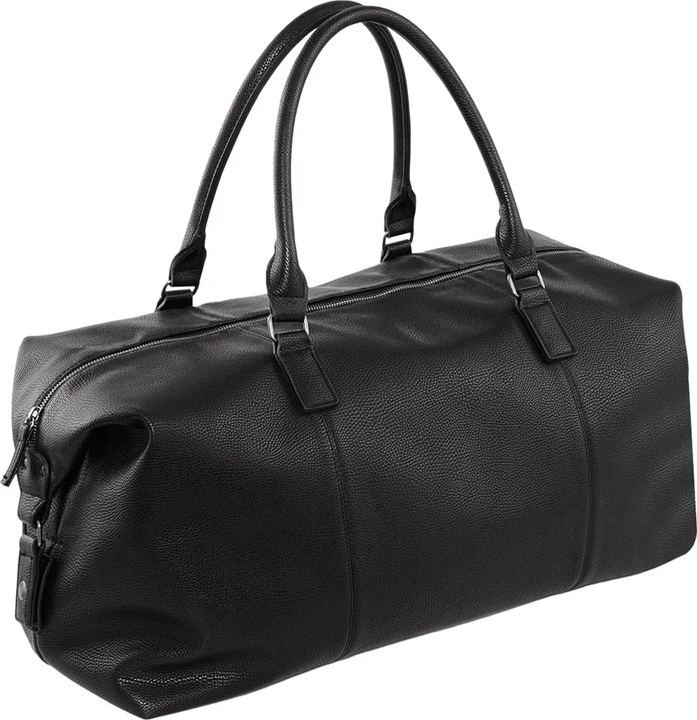 Grand Sac Weekender en NuHide Noir Quadra PC7302 - Bagage à Main 30L