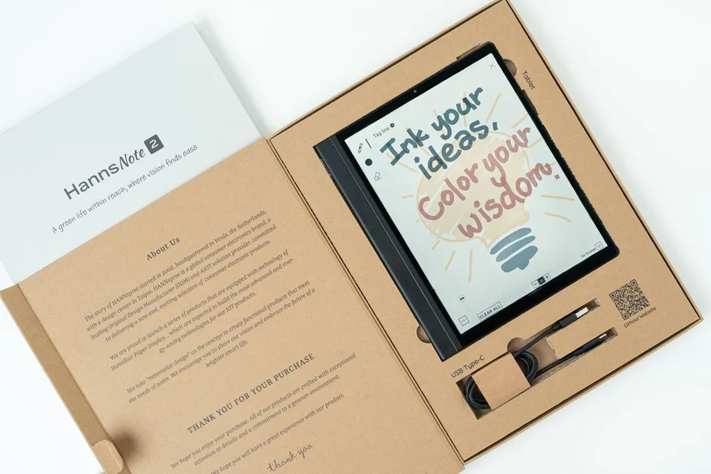Hannspree HANNSNote 2 E-Reader 10'' Écran Haute Résolution Android 13 - 10
