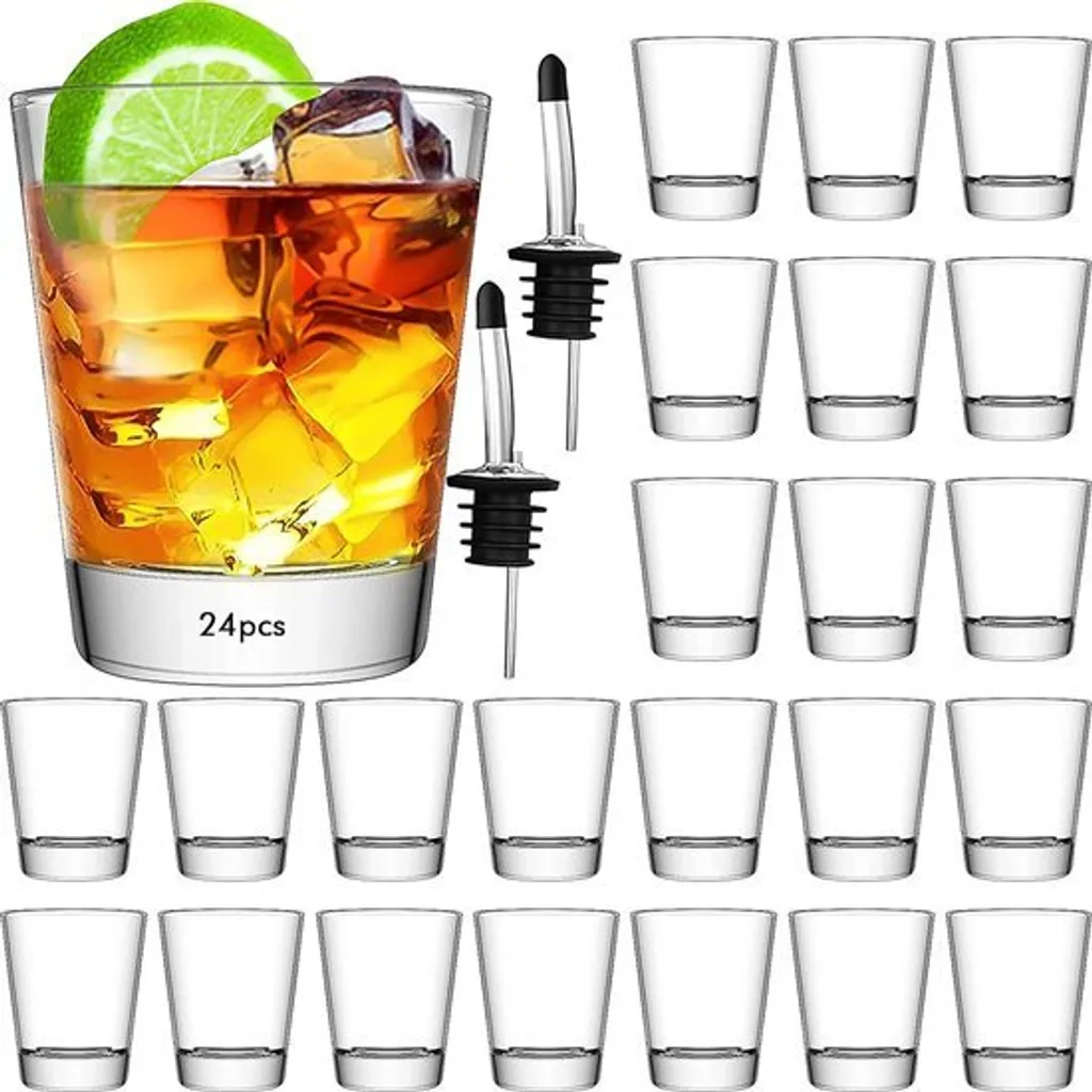 Set Party 24 Bicchieri Shot 60ml | Shottini Vodka e Tequila