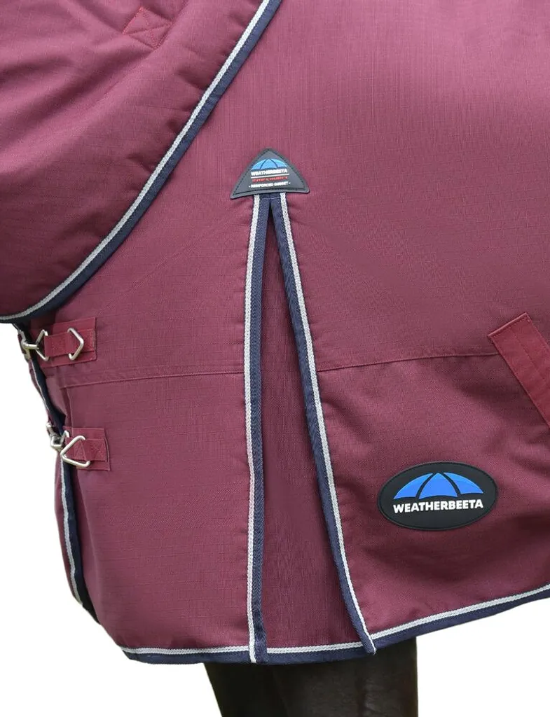 Couverture cheval résistante 175cm Weatherbeeta Comfitec bordeaux WB2392 - 4