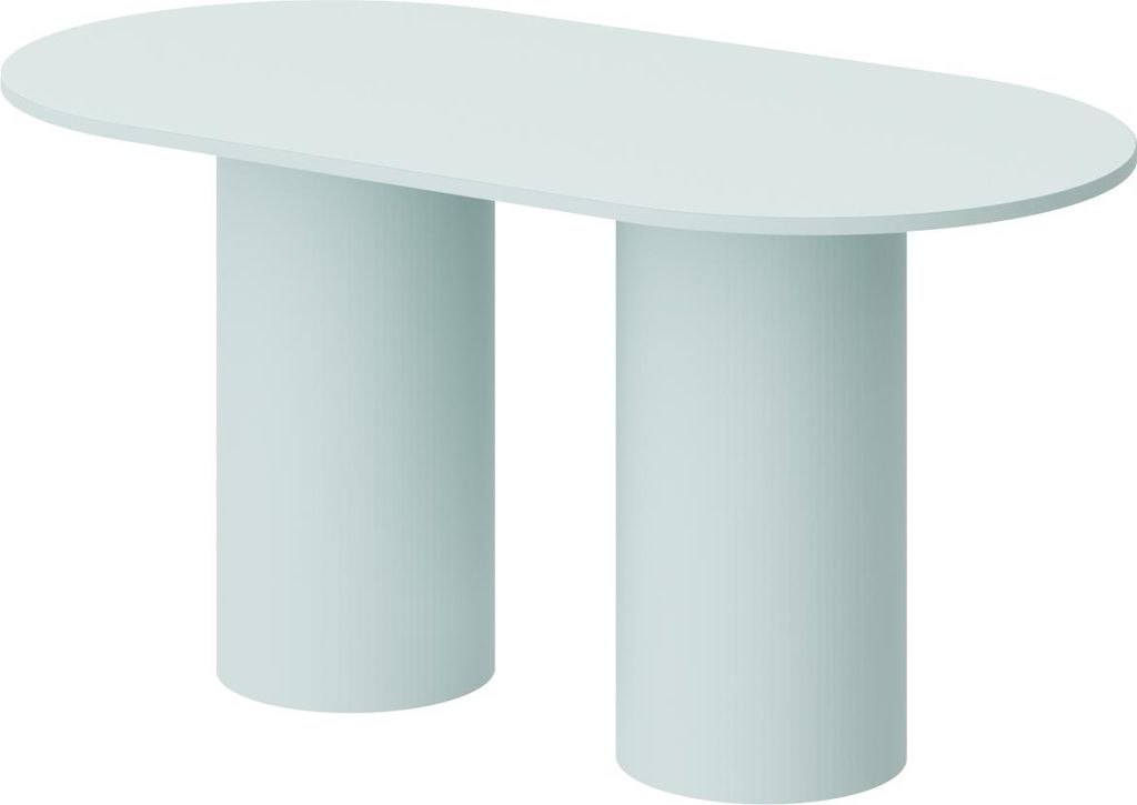 Design Esstisch Tisch Roseo oval 150x75x80 cm Esszimmer Pastellkollektion