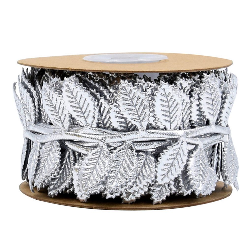 1 Rollpackungsband Spitzenverkleidung Faux Leder tränenresistente Fade-Less Wither Wither Photo Requisiten 2 Farben Vivid Blatt Geschenkband für ...