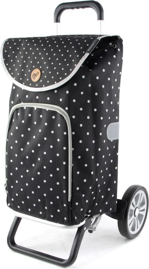 Chariot Andersen Alu Star Shopper Ole noir idéal pour vos courses en ville