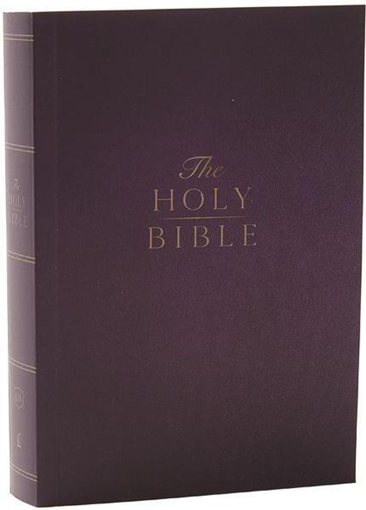 KJV Heilige Bibel: Kompakt mit 43.000 Querverweisen, lila Softcover, rote Schrift, Komfortdruck: King James Version