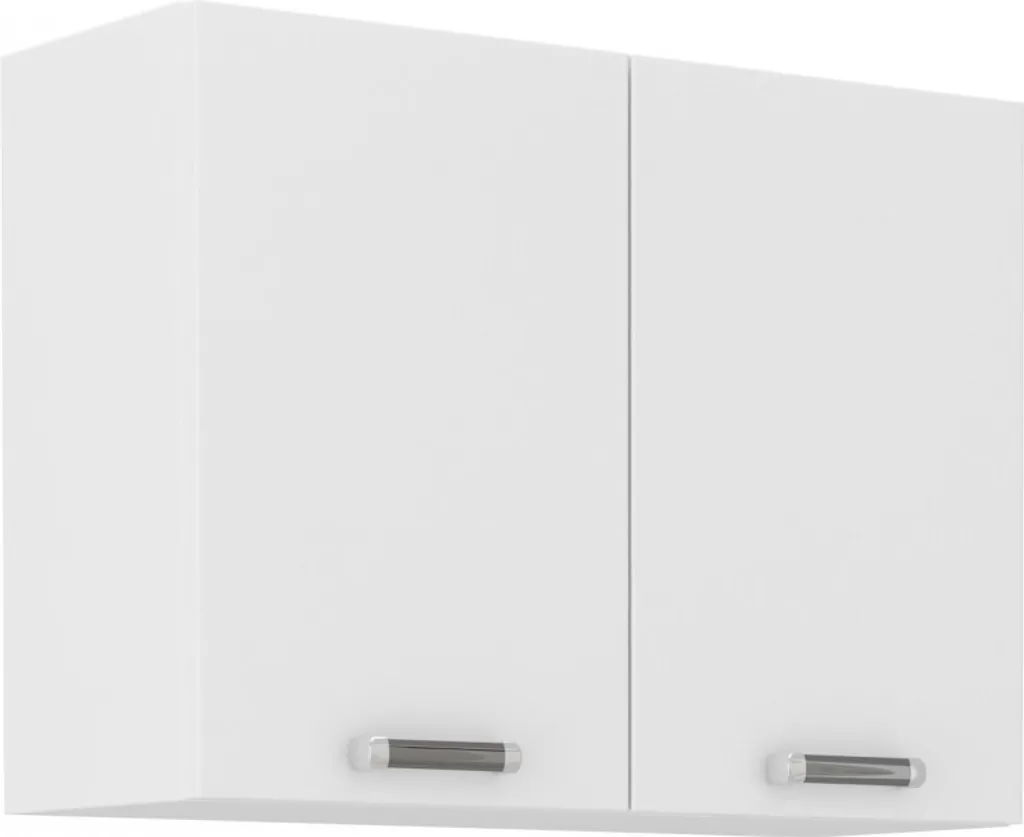 Armoire de cuisine ODONA 80 cm blanc - Rangement grande capacité mural