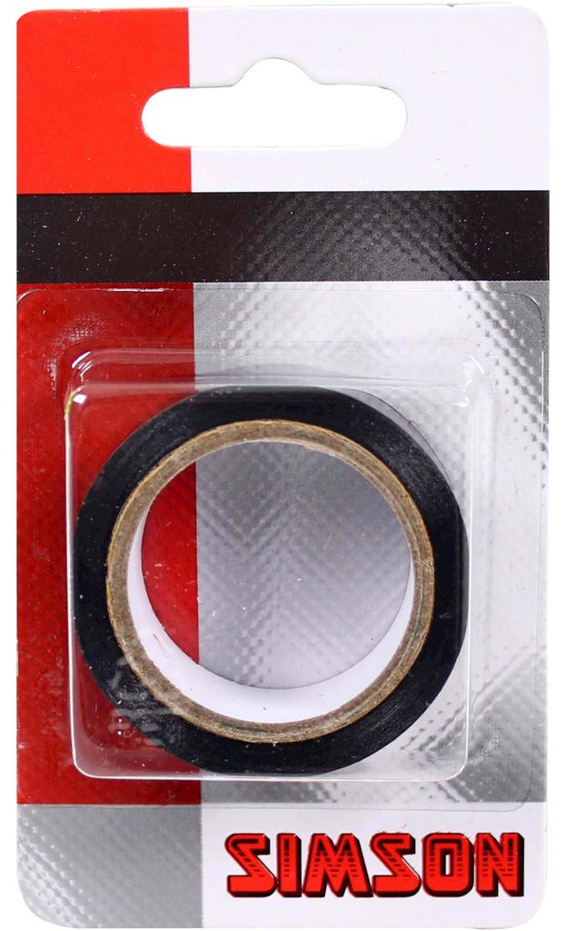 Isolierband zum Isolieren und Bündeln von Kabeln, Schwarz, 18 mm breit, 4,3 m lang