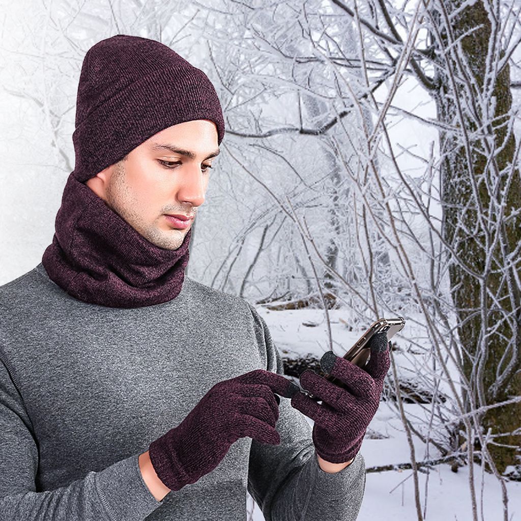 Herren Hausschuh-Socken Mit Fleece-Futter & Rutschfester Sohle – Extra Warme Thermosocken Für Größe 39-47