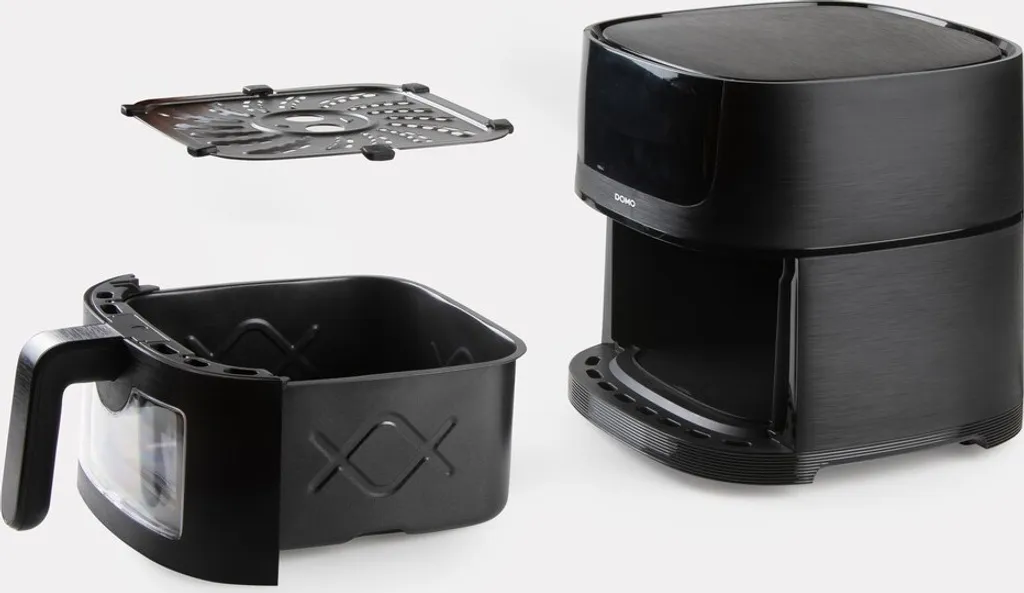 Friteuse sans huile DOMO DO542FR Noir 1350 W 4 L : Cuisson saine