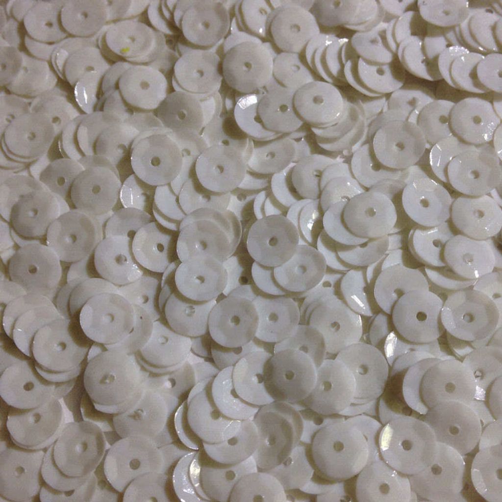 Oblique Unique 1400 Pailletten Konfetti gewölbt weiss Produktbild 