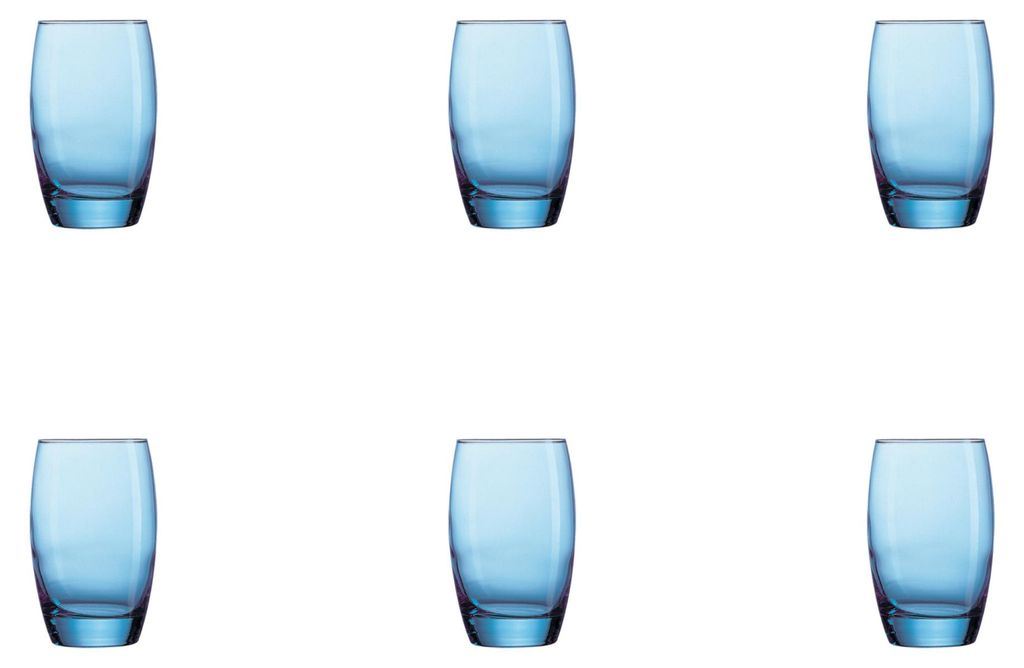 Salto, vaso tipo "long drink" en color azul hielo, 35 cl - Imagen del producto 