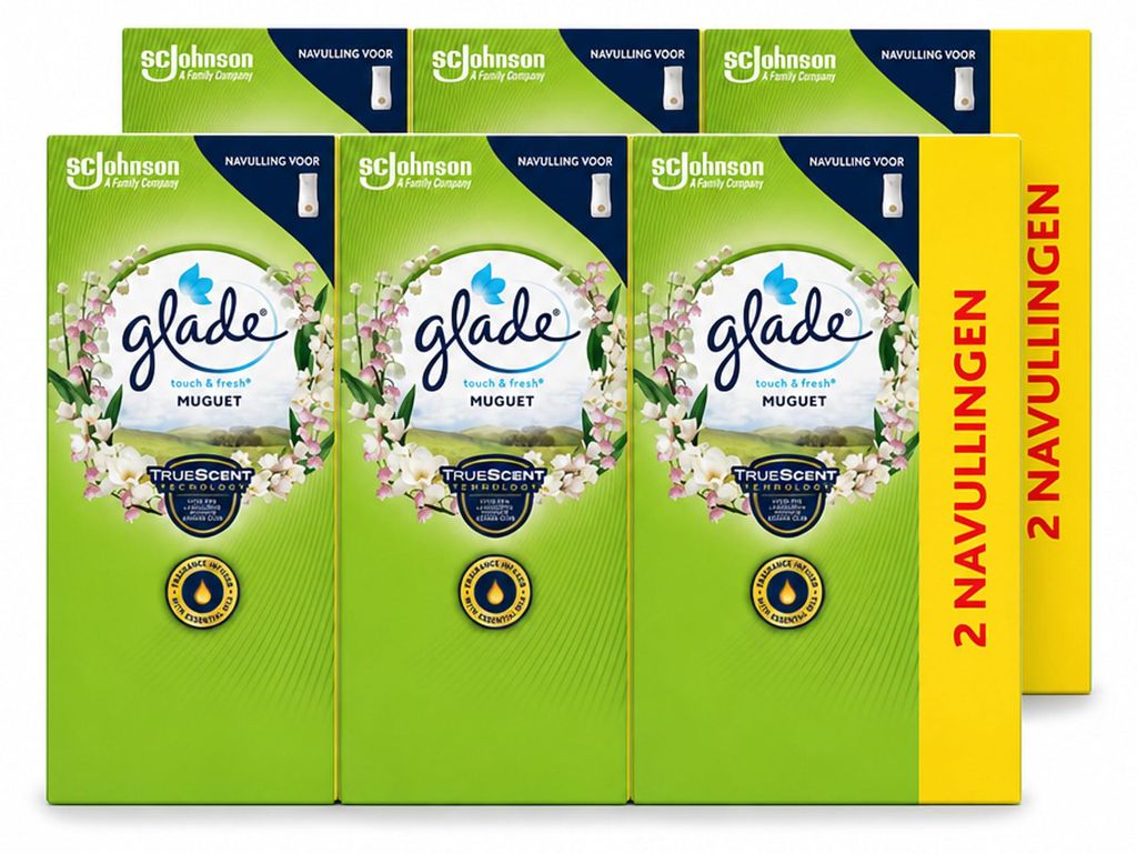 6 kusů náplně Glade Touch & Fresh – vůně Maiglöckchen Obrázek produktu 