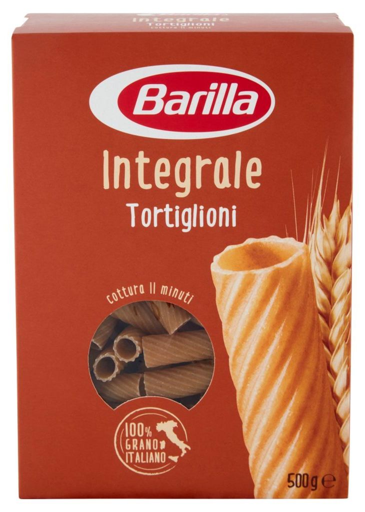 Barilla, pâtes Tortiglioni complètes, 500 g Image du produit 
