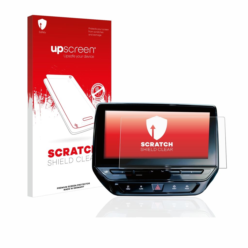 upscreen Schutzfolie für Volkswagen ID.4 Discover Pro 12" Displayschutz Displayschutzfolie Folie Klar Transparent
