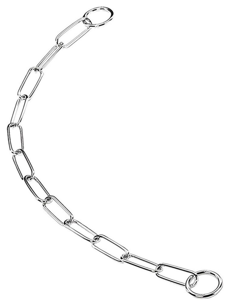 Nobby Collier chrome, gros maillons L : 85 cm ; Ø 4,0 mm Immagine del prodotto 