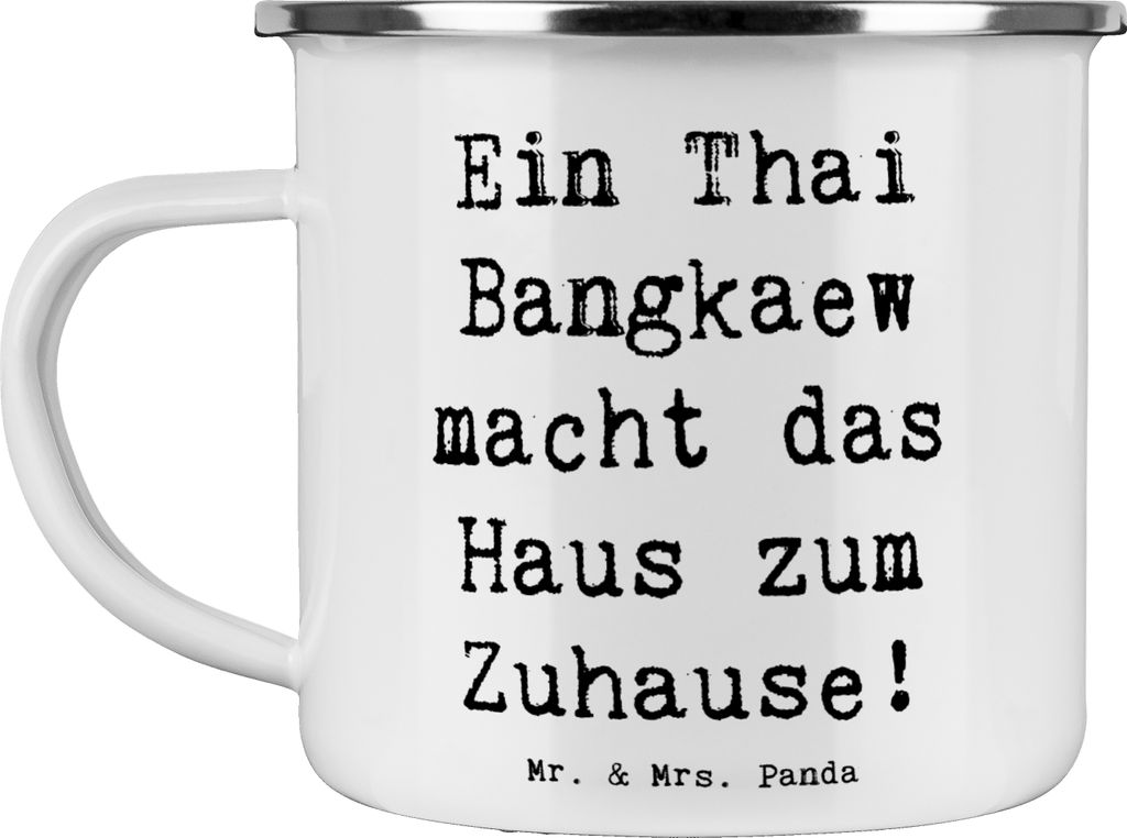 Mr. & Mrs. Panda Haferl Spruch Thai Bangkaew Zuhause - Weiß - Geschenk, Training, Hunderasse, Pott, Thailand, Hunde, Hunderassen, loyal, Reisebech...