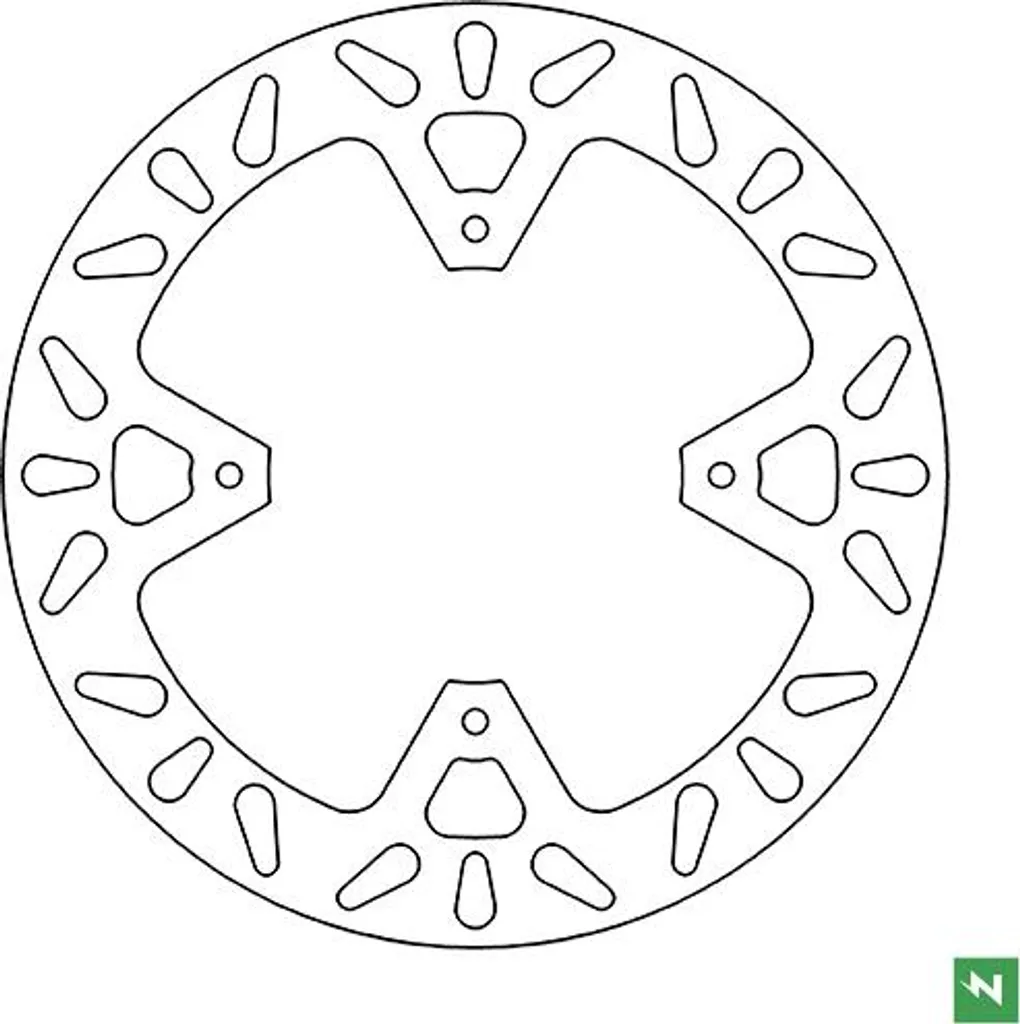 Disque de frein DF5053A de 240 mm idéal pour entretien moto et scooter