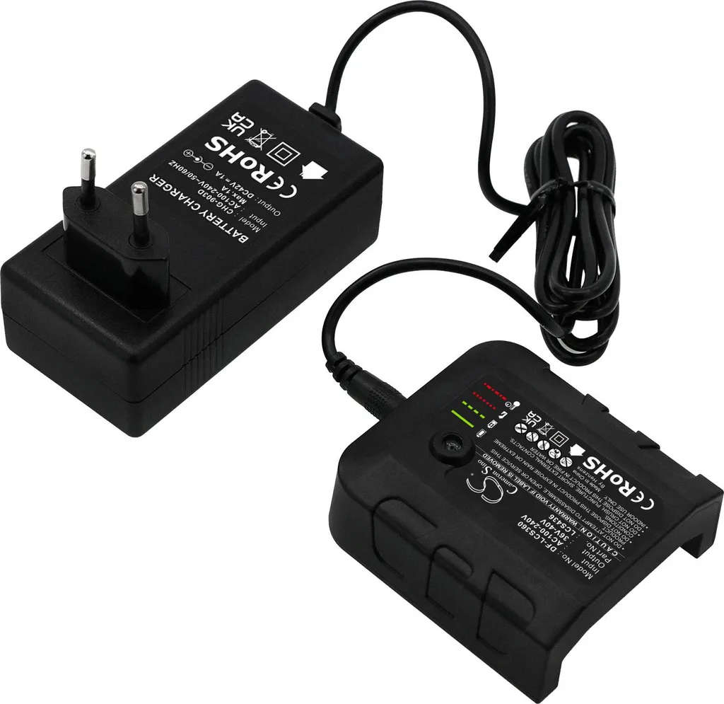 Chargeur DF-LCS360EU pour Entretenir votre Jardin sans Interruptions