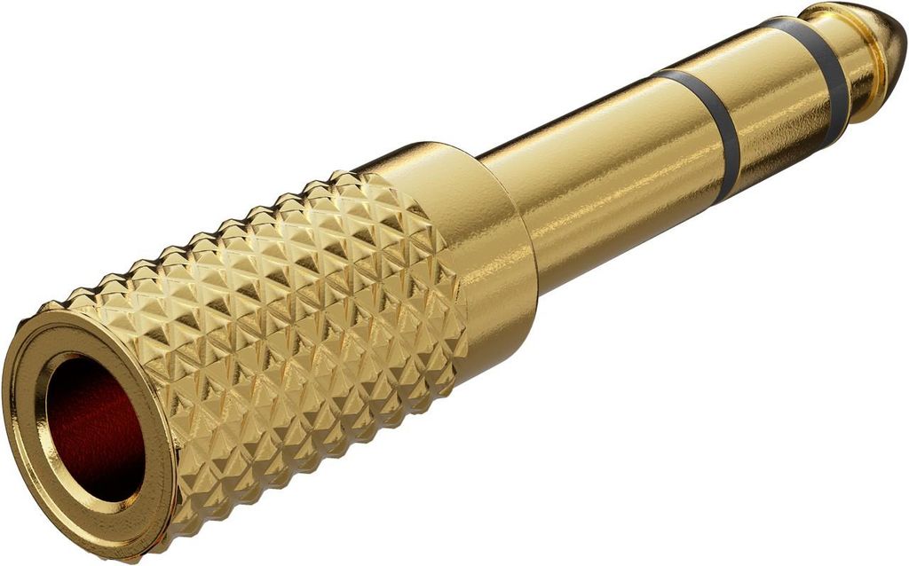 Goobay Kopfhörer-Adapter Klinke 6,35mm zu 3,5mm Produktbild 