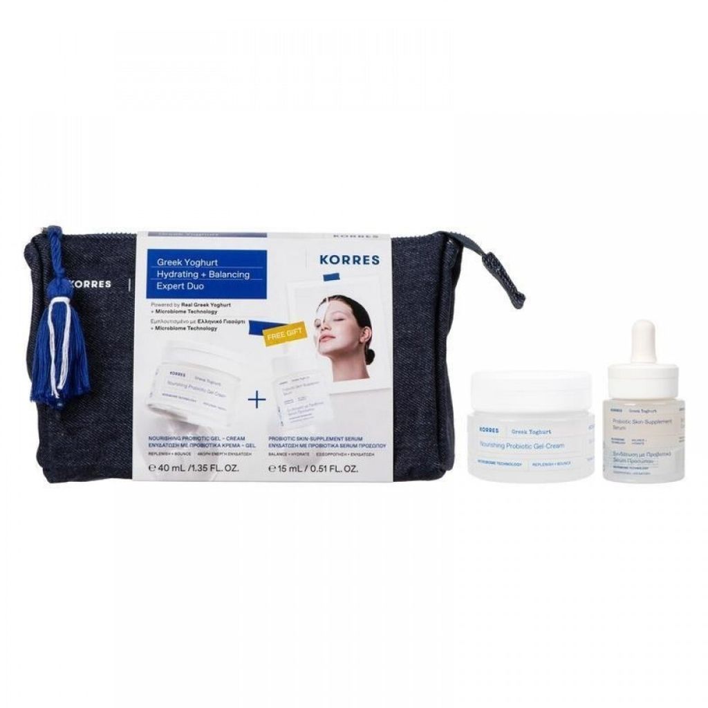 Korres Jogurt grecki + krem probiotyczny 40 ml + serum 15 Zdjęcie produktu