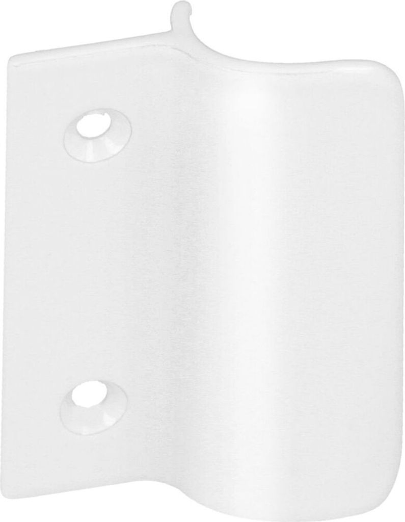 Alu Balkontür Ziehgriff mit Steg - Weiss RAL 9016