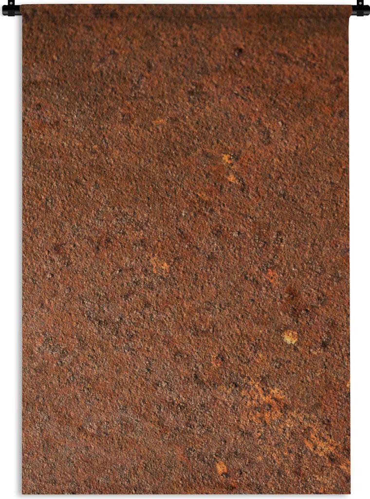 MuchoWow Wandteppich Wandbehang Textur - Rost - Braun 60x90 cm Tapisserie Dekoration Wandtuch - Foto-Teppich - Abwaschbar