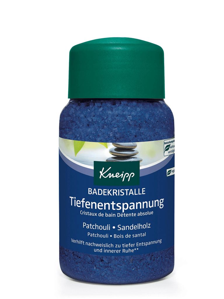 Cristaux de bain Kneipp « Détente profonde » – Patchouli, Image du produit 
