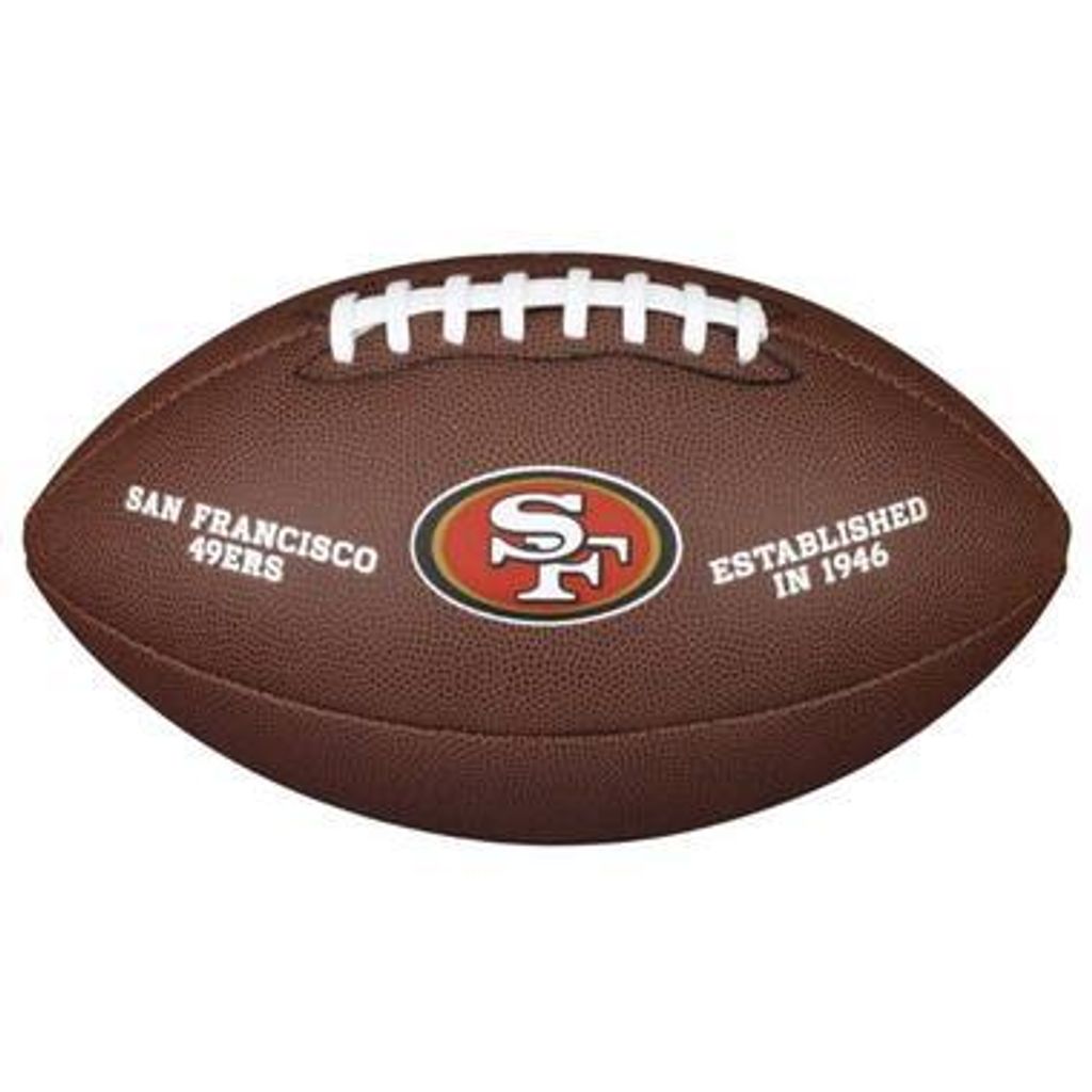 Wilson WTF1748XB NFL Hinterhof Legende Club 49ers