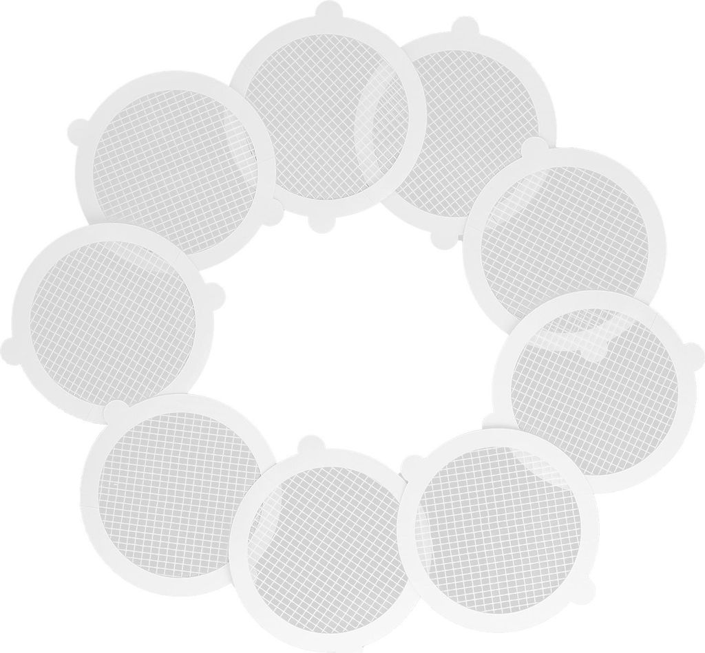 50Pcs Dusche Abfluss Haar Fänger Fiberglas Praktisch Bequem Dichtes Mesh Dusche Haar Fänger11cm Durchmesser, 3mm Mesh