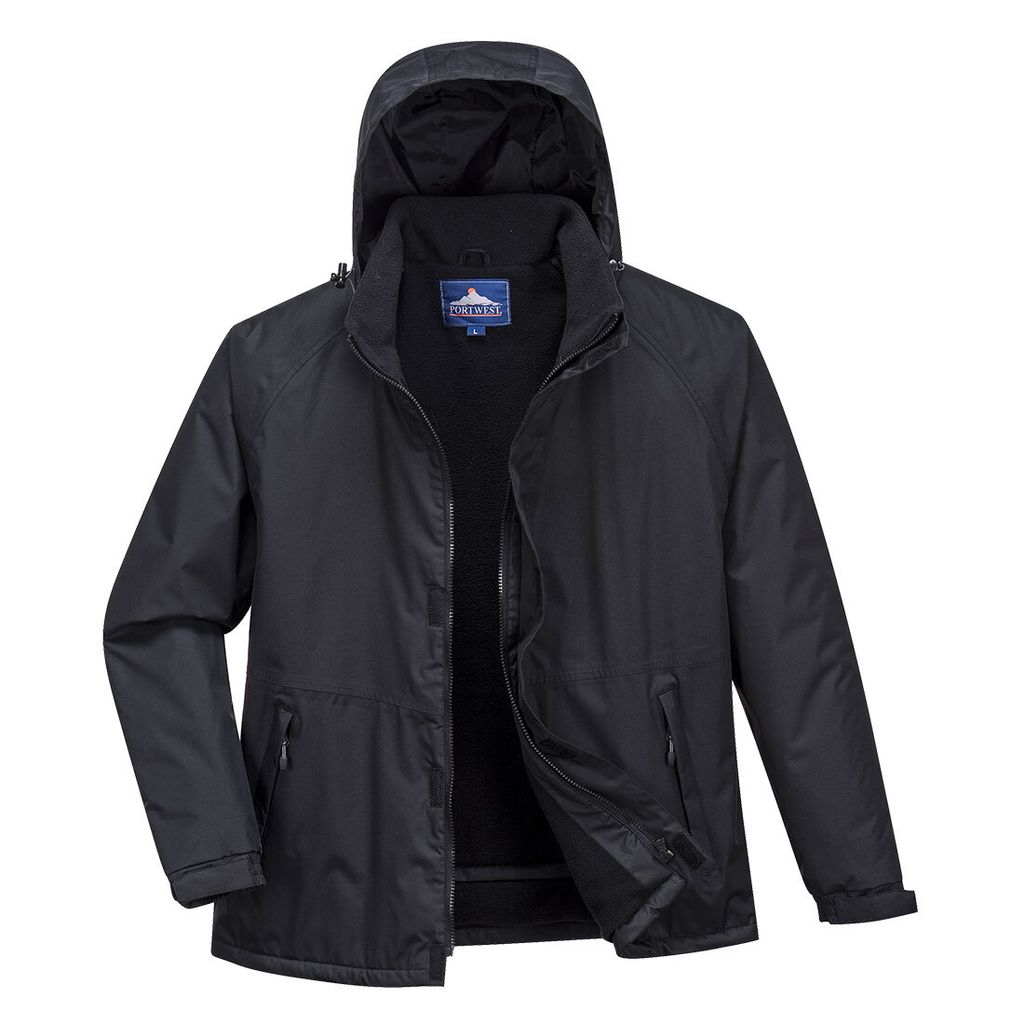 Portwest S505 Jacke Limax, fleecegefüttert Black Gr. XL