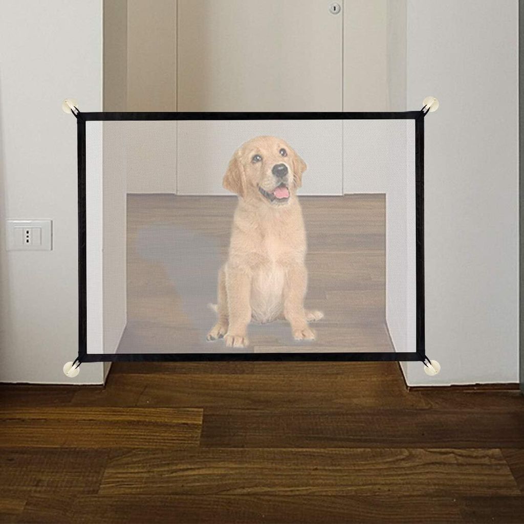 Hundegitter, faltbares Magic Gate-Hundegitter und Treppenschutz für Babys, Hunde und Katzen, 110 cm x 72 cm