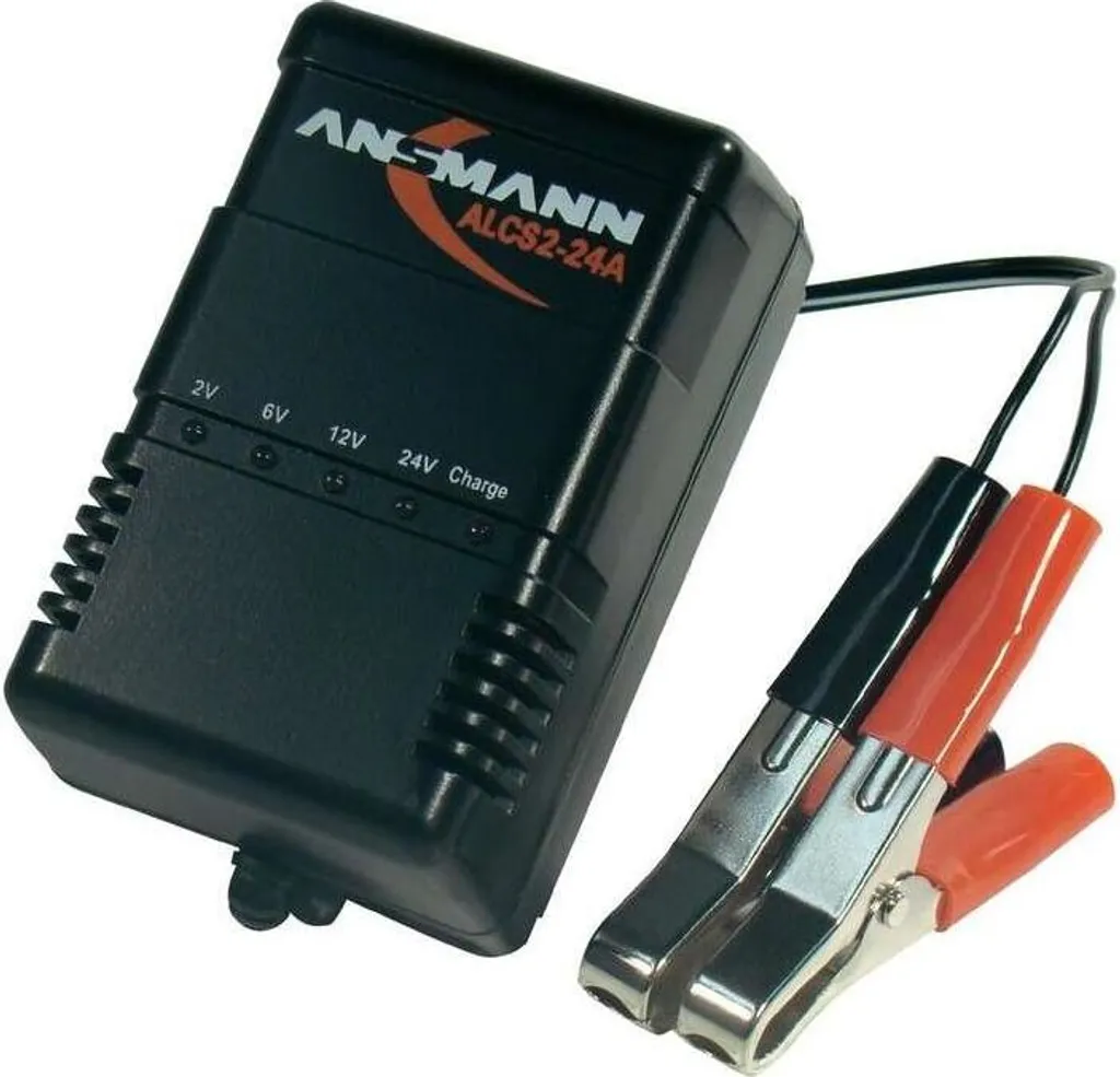 Chargeur Batterie Moto et Alarme Ansmann ALCS 0.9A Plomb 2V 6V 12V