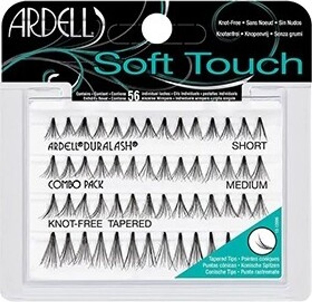 Ardell | Wimpernbüschel, Soft Touch Combo Knot-Free, x56, Künstliche Wimpern, Wimpern Extensions, Falsche Wimpern