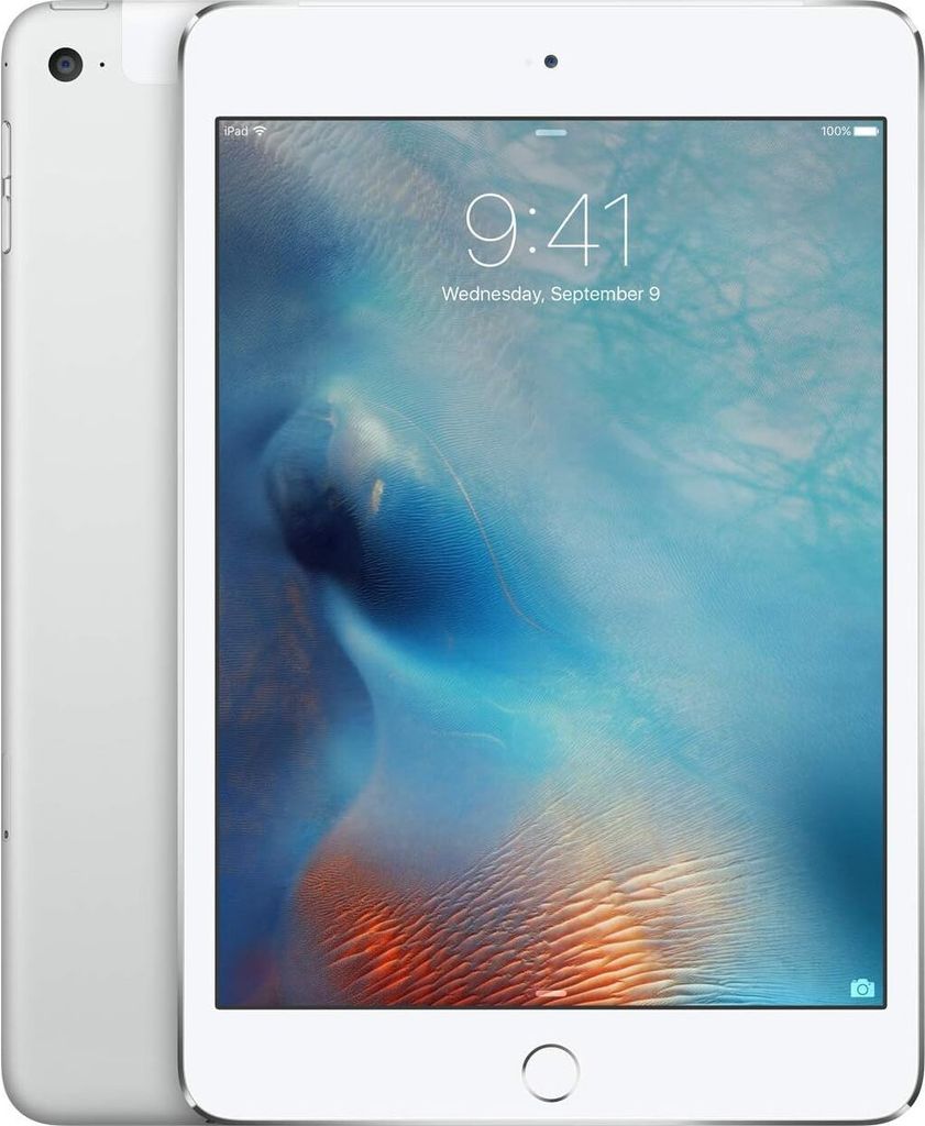 Late-2015 Apple iPad Mini (7.9-inch, Wi-Fi + Cellular, 128GB) - Silber (Generalüberholt)