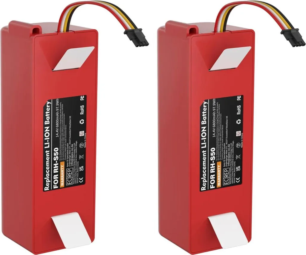 Batteries S50 Li-Ion 6800 mAh Haute Capacité 14,4V - Lot Economique