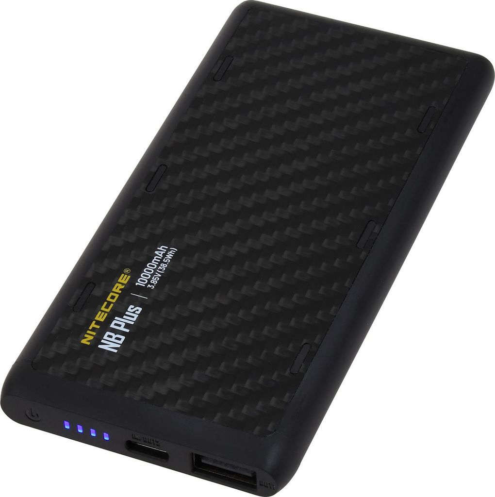 Nitecore Powerbank NB Plus 10.000mAh USB-C und USB-A 5V 3A Produktbild 
