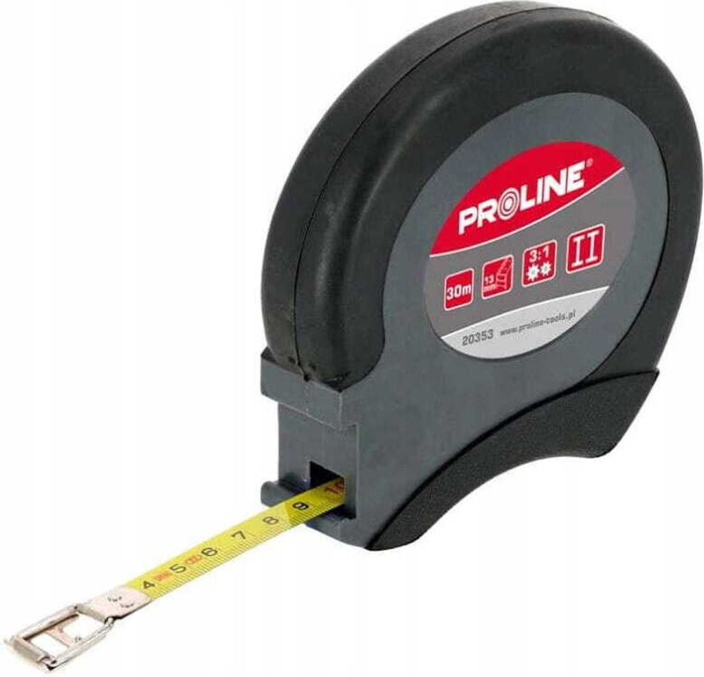 Gerolltes Maßband 30 m x 13 mm Stahlbandmaß Bau Meter