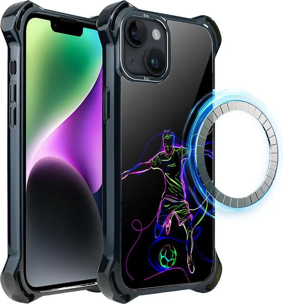 Étui de Protection iPhone 14 Plus MagSafe Ultra-Résistant IBIZU Football