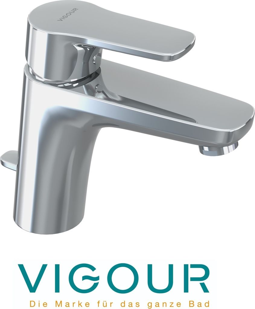 VIGOUR Einhand-Waschtischbatterie derby mit Ablaufgarnitur Produktbild 2