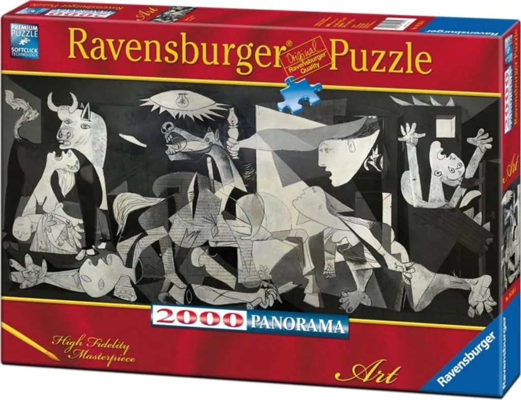 Puzzle Guernica Picasso 2000 Pièces sans Reflet Qualité Ravensburger