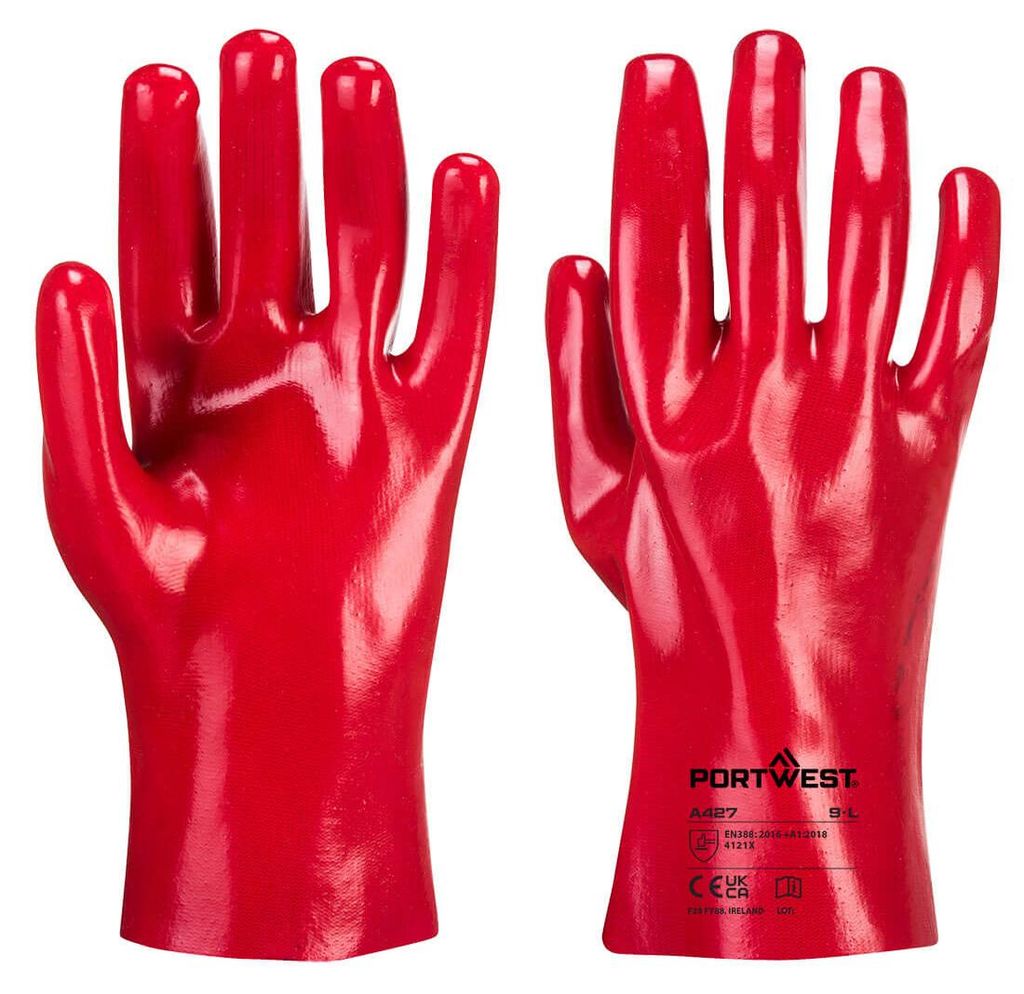 PVC Rot - Größe XL - Rot - Portwest