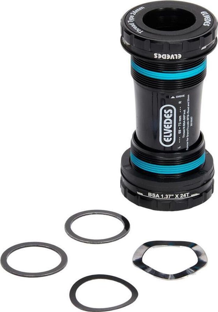 Elvedes innenlager GXP SRAM Kunststoff/Stahl 68-73 mm schwarz 24 mm