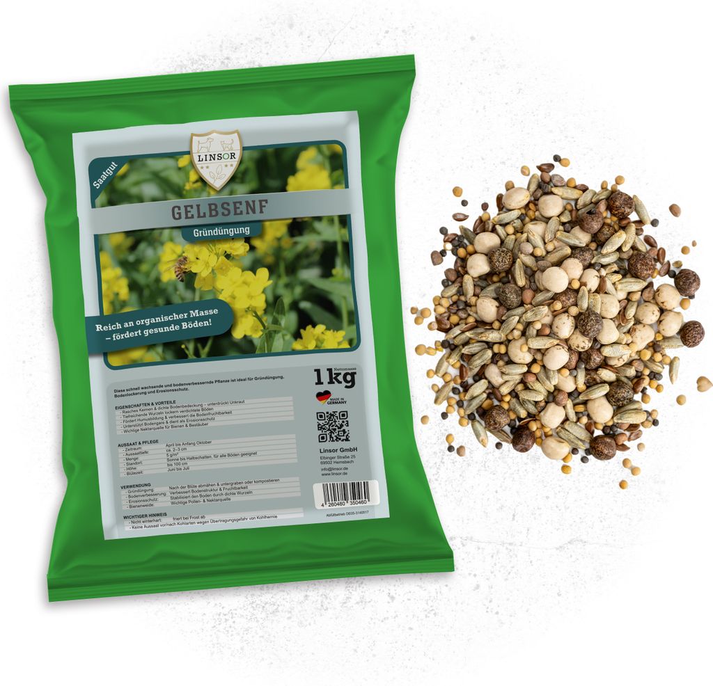 Gelbsenf Gründünger 1 kg