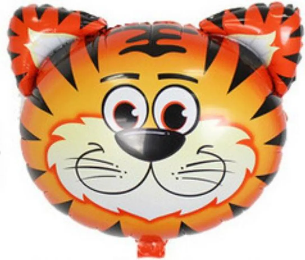 Ballon en Feuille Tigre 46x64cm - Film Aluminium Brillant Grande Taille
