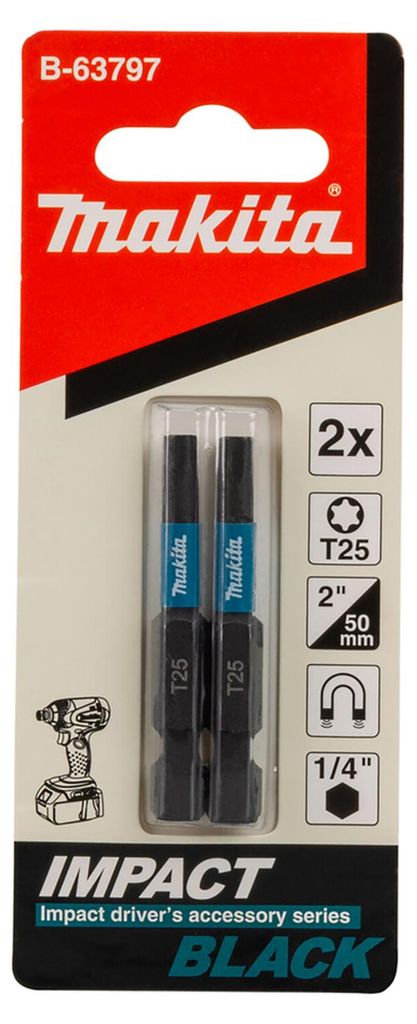 Makita B-63797 Embout T25x50mm 2pcs Image du produit 