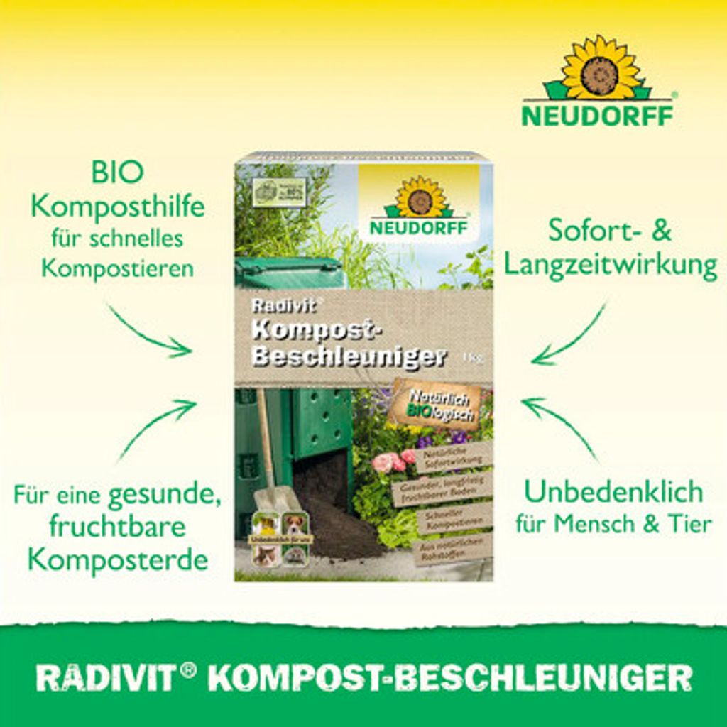 Radivit Kompost-Beschleuniger Neudorff 1 kg