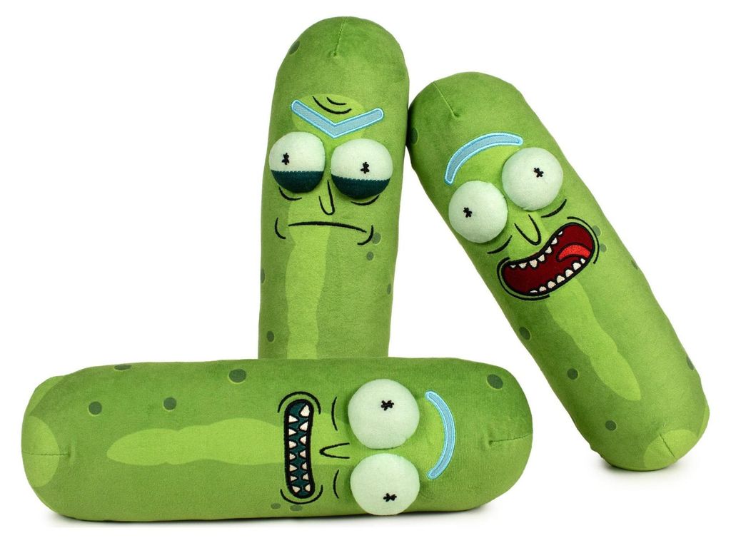 Rick i Morty, pluszowa figurka Pickle Rick, 38 cm, zestaw Zdjęcie produktu 