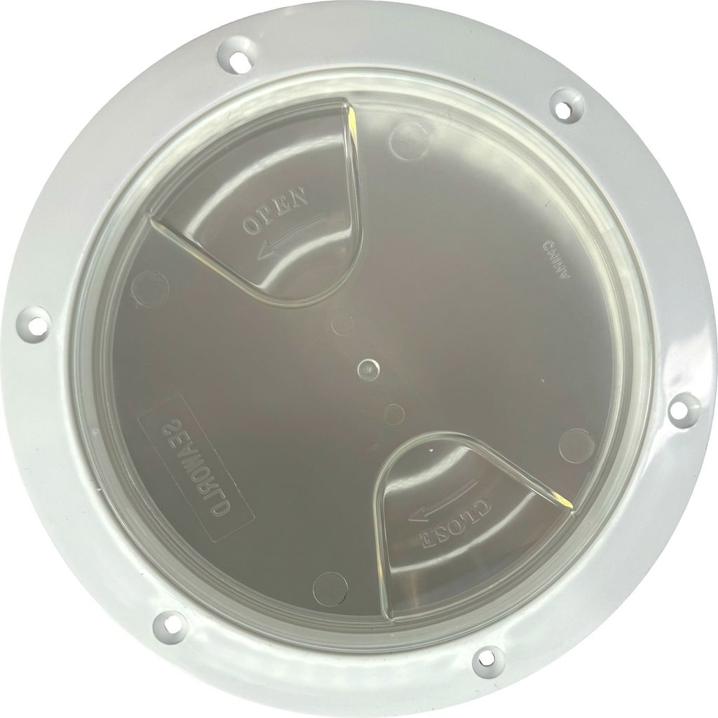 Osculati Inspektionsluke Revisionsklappe Rund Marine Boot Schiff Caravan 152mm Transparent